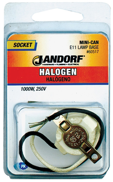 Jandorf 60517 Lamp Socket, 250 V, 1000 W [SKU: ORG3397171]