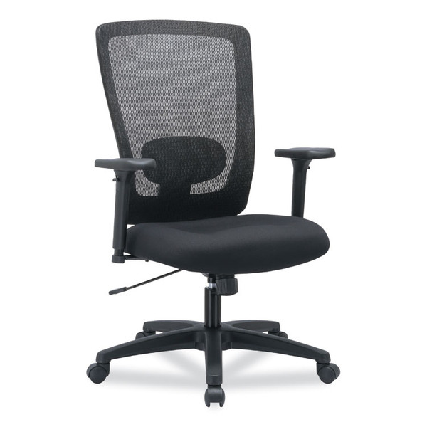 Alera Envy Series Mesh High-Back Multifunction Chair, Supports Up to 250 lb, 16.88" to 21.5" Seat Height, Black [SKU: ALENV41M14]