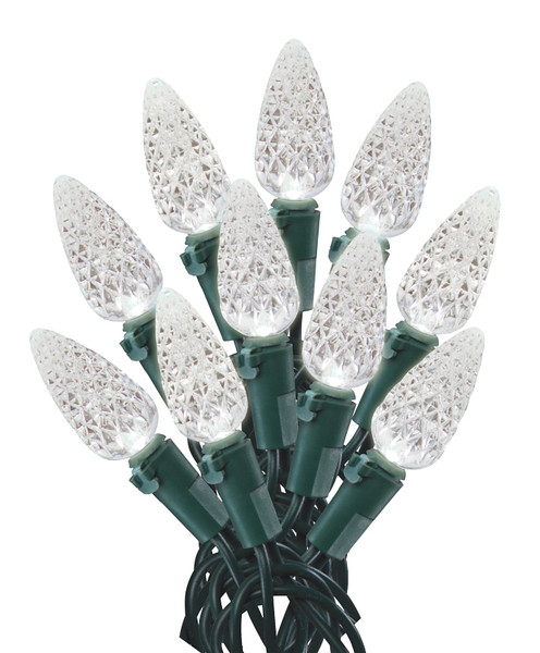 Hometown Holidays U12E744A Light Set, Christmas, 120 V, 4.8 W, 60-Lamp, LED Lamp, Cool White Lamp, 14.96 ft L [SKU: ORG5725825]