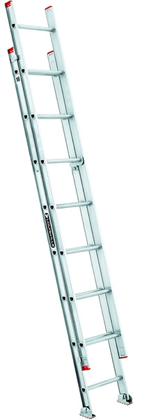 Louisville L-2321-16 Extension Ladder, 193 in H Reach, 200 lb, Aluminum [SKU: ORG9339367]