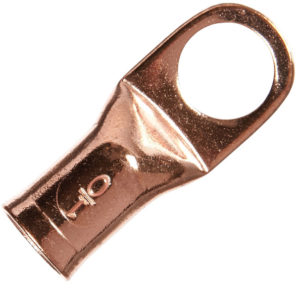 Jandorf 60772 Electrical Lug, 1/0 AWG Wire, 1/2 in Stud, Copper Contact, Brown [SKU: ORG3399268]