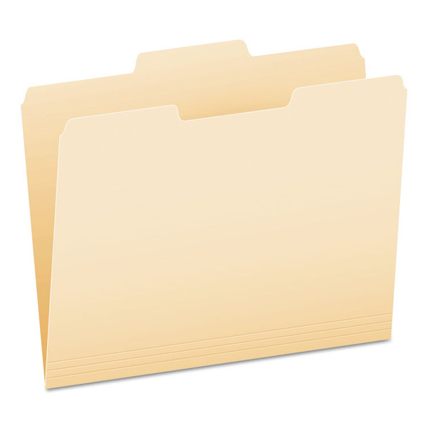 Manila File Folders, 1/3-Cut Tabs: Center Position, Letter Size, 0.75" Expansion, Manila, 100/Box [SKU: PFX752132]