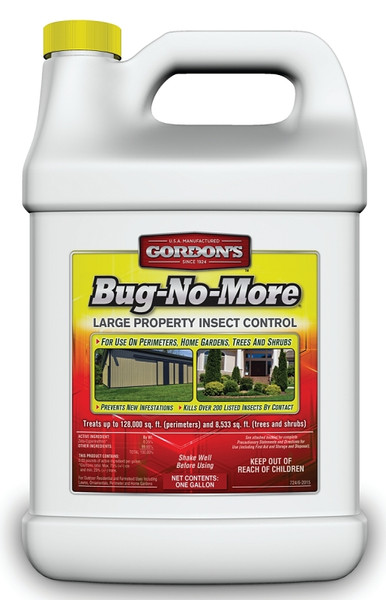 Gordon's Bug-No-More 7241072 Insect Control, Liquid, Spray Application, 1 gal [SKU: ORG3195765]