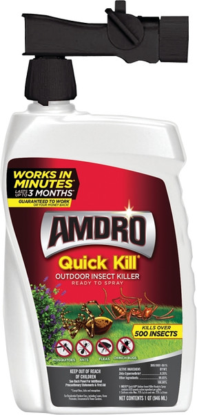 Amdro QUICK KILL 100522991 Outdoor Insect Killer, Liquid, Spray Application, 32 oz [SKU: ORG7580079]