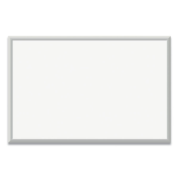 Magnetic Dry Erase Board with Aluminum Frame, 36 x 24, White Surface, Silver Frame [SKU: UBR071U0001]