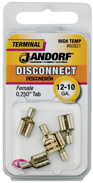 Jandorf 60821 Disconnect Terminal, 12 to 10 AWG Wire [SKU: ORG3400025]