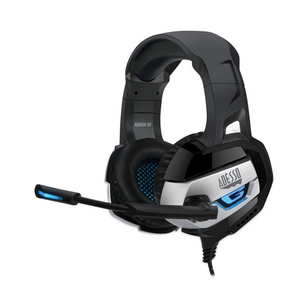 Xtream G2 Binaural Over The Head Headset, Black/Blue [SKU: ADEXTREAMG2]