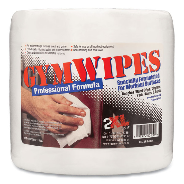 Gym Wipes Professional, 6 x 8, Unscented, 700/Pack, 4 Packs/Carton [SKU: TXLL38]