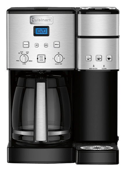 Cuisinart Coffee Center Series SS-15P1 Coffee Maker and Single Serve Brewer, 12 Cup Capacity, Black, Automatic Control [SKU: ORG4743274]