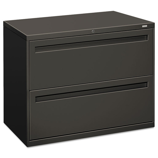 Brigade 700 Series Lateral File, 2 Legal/Letter-Size File Drawers, Charcoal, 36" x 18" x 28 [SKU: HON782LS]