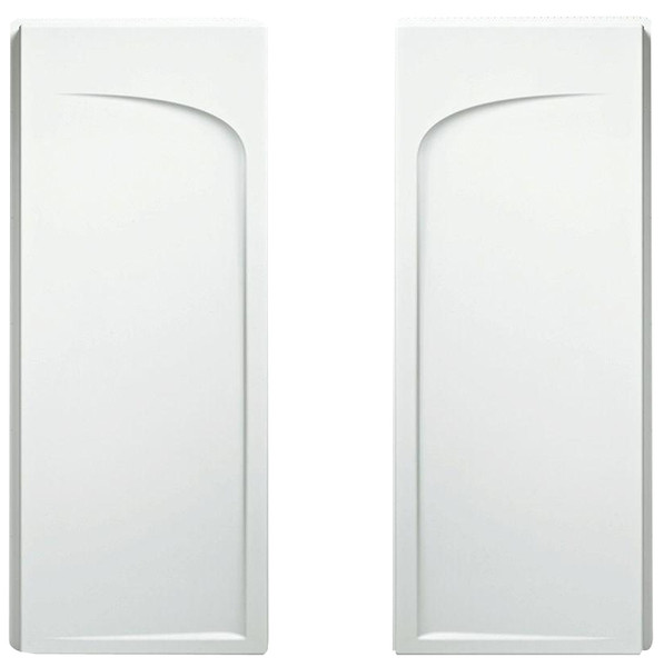 Sterling Ensemble 72175100-0 Shower End Wall Set, 71-1/4 in L, 30 in W, Vikrell, High-Gloss, Alcove Installation, White [SKU: ORG7123342]