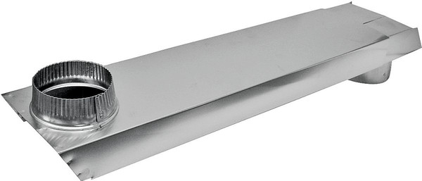 Lambro 3005 Dryer Vent Duct, 2 in W, 6 in H, 90 deg Angle, Aluminum [SKU: ORG0244269]