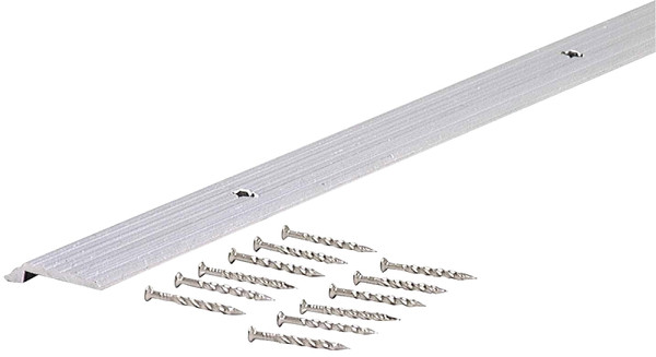 M-D 78113 Tile Edge, 72 in L, 3/4 in W, Vinyl, Silver [SKU: ORG7155146]