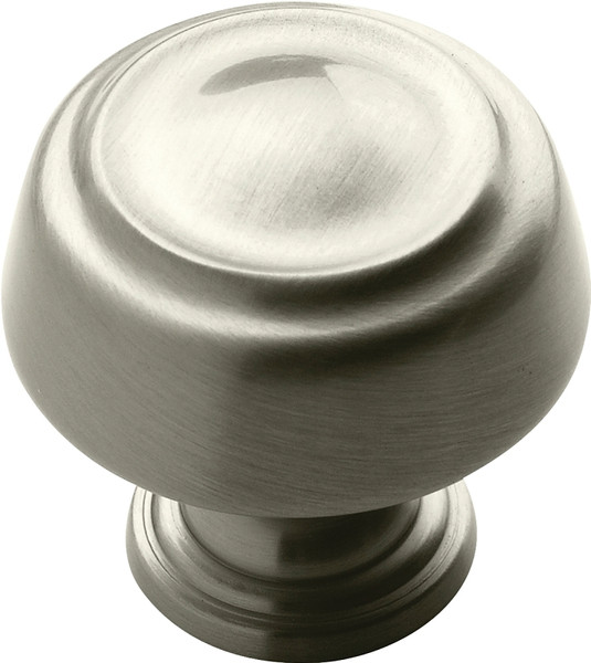 Amerock BP53700G10 Cabinet Knob, 1-3/16 in Projection, Zinc, Satin Nickel [SKU: ORG8026908]
