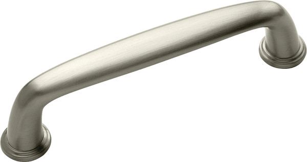 Amerock BP53702G10 Cabinet Pull, 4-7/16 in L Handle, 1-1/8 in H Handle, 1-1/8 in Projection, Zinc, Satin Nickel [SKU: ORG0460063]