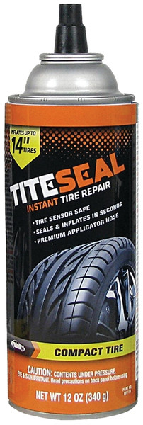 TITESEAL M1114/6 Instant Tire Repair Sealant, 12 oz Aerosol Can, Liquid, Ammonia [SKU: ORG6839120]