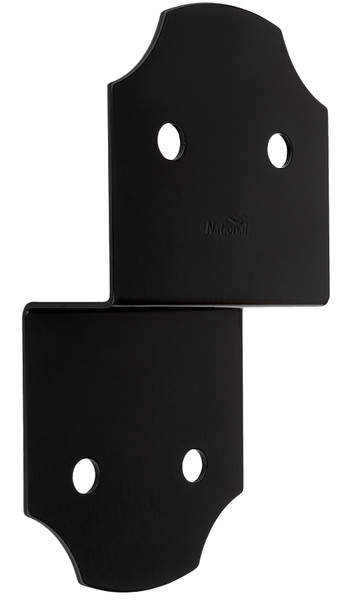 National Hardware Hartley 1219BC Series N800-009 Joist Tie, 9-1/2 in L, 5 in W, Steel, Storm Shine/Powder-Coated, Black [SKU: ORG2051696]