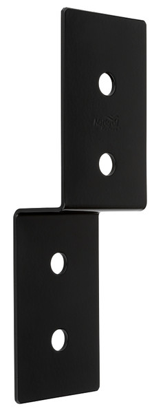 National Hardware Indio 1219BC Series N800-218 Joist Tie, 9-3/4 in L, 3 in W, Steel, Storm Shine/Powder-Coated, Black [SKU: ORG2052041]