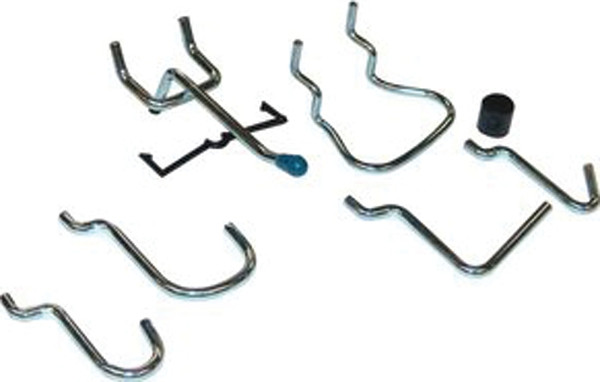 CRAWFORD 1832A Peg Hook, Metal, Silver [SKU: ORG7001456]