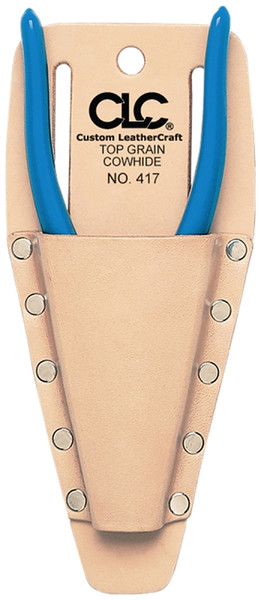 CLC Tool Works Series 417 Plier/Tool Holder, 1-Pocket, Leather, Tan, 3-1/2 in W, 8-1/4 in H [SKU: ORG5822408]