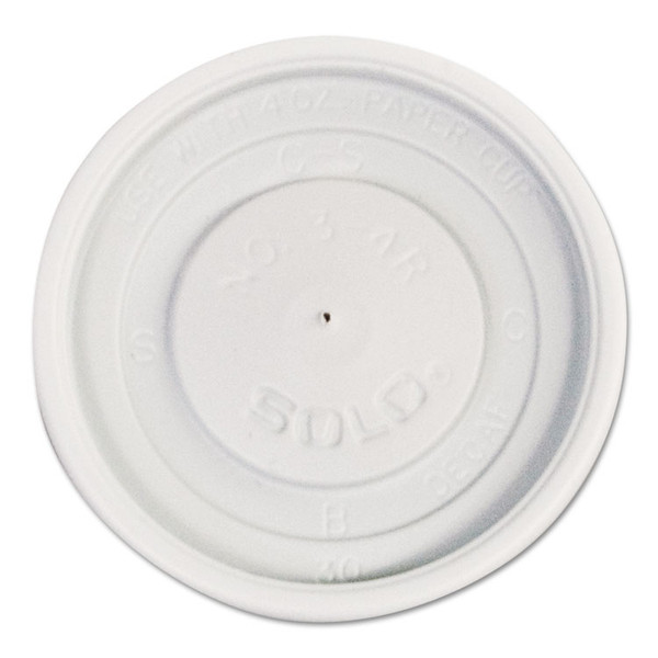 Polystyrene Vented Hot Cup Lids, Fits 4 oz Cups, White, 100/Pack, 10 Packs/Carton [SKU: SCCVL34R0007]
