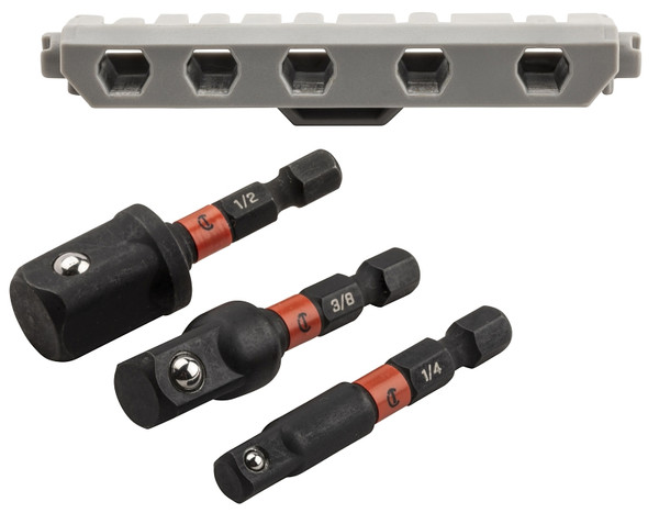 Crescent APEX Vortex CAVAD2R-3 Impact Socket Adapter Set, 3-Piece, Chrome Molybdenum Alloy, Black Oxide [SKU: ORG7410814]