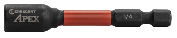 Crescent APEX Vortex CAVN2DHX16 Magnetic Nutsetter, 1/4 in Drive, 2.56 in L, Hex Shank [SKU: ORG7410905]