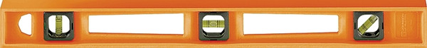 Johnson 7724-O I-Beam Level, 24 in L, 3-Vial, Non-Magnetic, Polystyrene, Orange [SKU: ORG6127591]