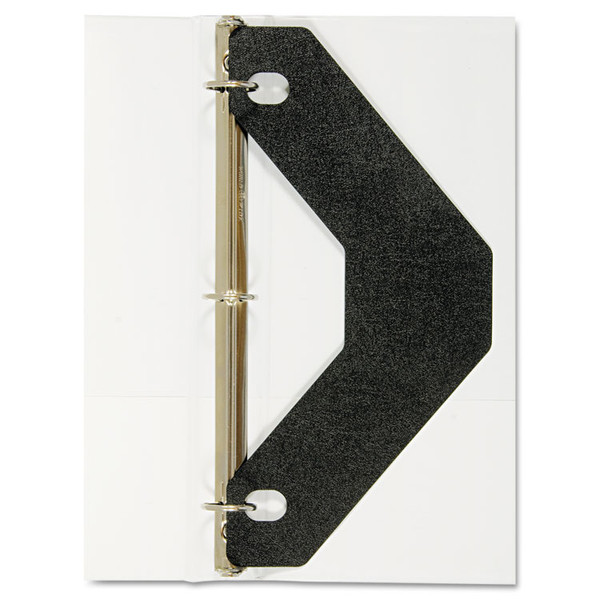 Triangle Shaped Sheet Lifter for Three-Ring Binder, Black, 2/Pack [SKU: AVE75225]