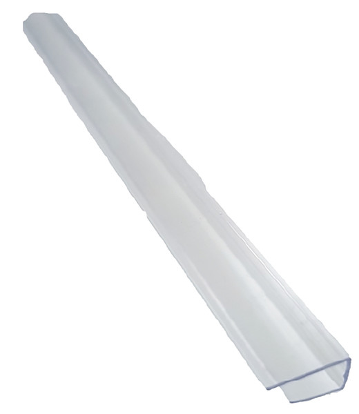 TUFTEX 853 Multi-Wall U-Channel, 8 ft L, Polycarbonate, Clear [SKU: ORG7425960]