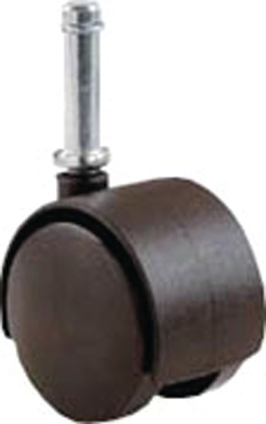 Shepherd Hardware 9674 Swivel Caster, 2 in Dia Wheel, Nylon Wheel, Black, 75 lb [SKU: ORG6037824]