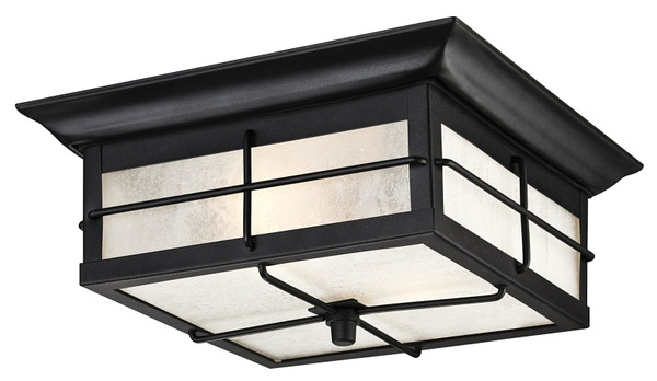 Westinghouse Orwell Series 62048 Outdoor Fixture, 2-Lamp, Steel Fixture, Textured Fixture, Black [SKU: ORG3047636]