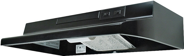Air King Advantage AV Series AV1366 Range Hood, 180 cfm, 2 Fan, 36 in W, 12 in D, 6 in H, Steel, Black [SKU: ORG3040805]