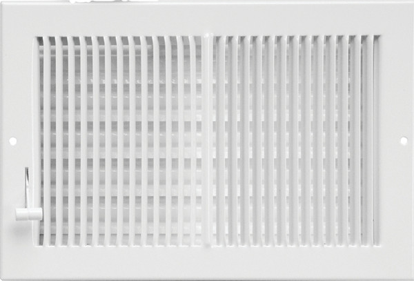 Imperial RG0289 Multi-Shutter Register, 5-1/4 in L, 11-1/4 in W, Steel, White [SKU: ORG5385901]