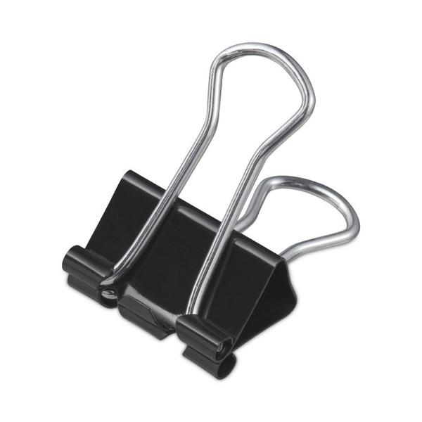 Binder Clips, Small, Black/Silver, 12/Box [SKU: UNV10200]