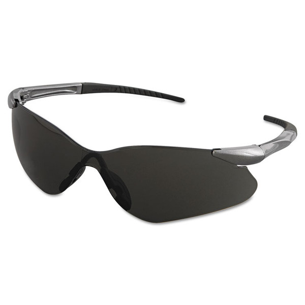 Nemesis VL Safety Glasses, Gunmetal Frame, Smoke Uncoated Lens [SKU: KCC25704]
