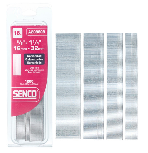 NAIL BRAD STICK 18GA 5/8X1-1/4 [SKU: ORG5246798]