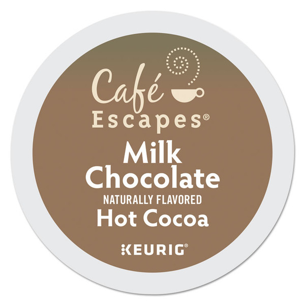 Cafe Escapes Milk Chocolate Hot Cocoa K-Cups, 96/Carton [SKU: GMT6801CT]
