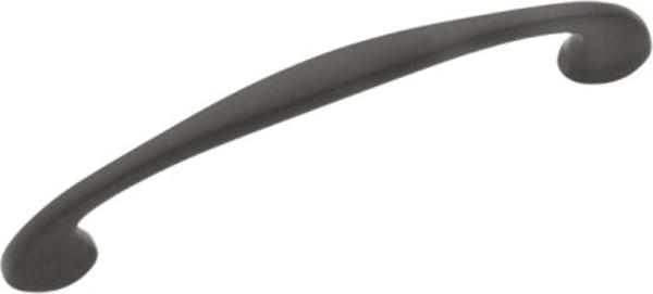 Amerock BP4479FB Drawer Pull, 4-15/16 in L Handle, 1-1/8 in H Handle, 15/16 in Projection, Zinc, Black [SKU: ORG3707379]