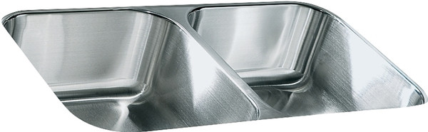 Sterling McAllister Series 11406-NA Kitchen Sink, Rectangular Bowl, 18 in OAW, 32 in OAH, 8-1/16 in OAD, Stainless Steel [SKU: ORG5548433]