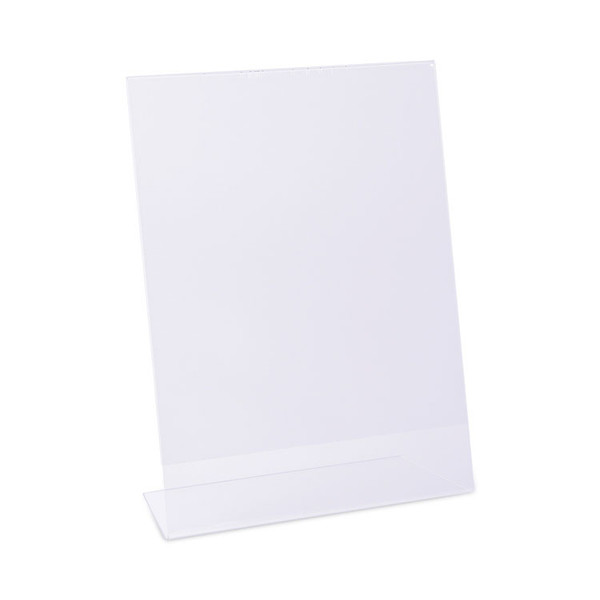 Clear L-Style Freestanding Frame, 8.5 x 11 Insert, 3/Pack [SKU: UNV76852]