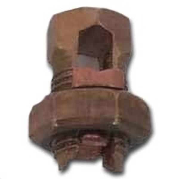 nVent ERICO ESB8 Split Bolt Connector, #16 to 8 Wire, Silicone Bronze Alloy, Bronze [SKU: ORG6174254]