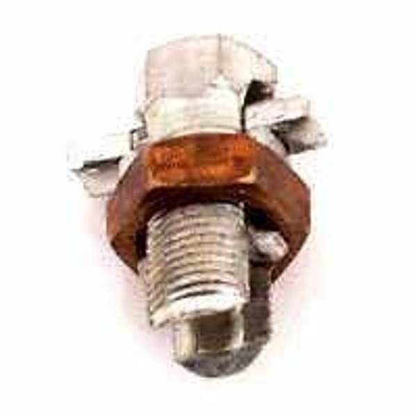 nVent ERICO ESBP2 Split Bolt Connector, #8 to 2 Wire, Silicone Bronze Alloy, Tin-Coated [SKU: ORG6980288]