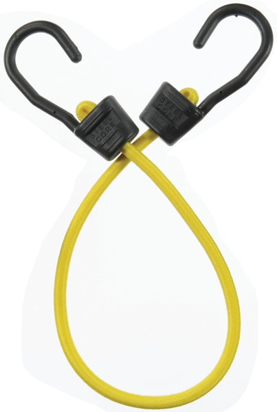 KEEPER Ultra Series 06074 Bungee Cord, 24 in L, Rubber, Yellow, Hook End [SKU: ORG9085796]