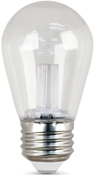 Feit Electric BPS14/SU/LED LED Lamp, Decorative, S14 Lamp, 11 W Equivalent, E26 Lamp Base, Clear, Warm White Light [SKU: ORG7184559]