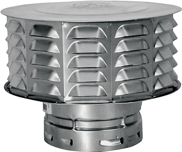 AmeriVent 3ECW Snap Lock Vent Cap, 3 in Connection [SKU: ORG6183412]