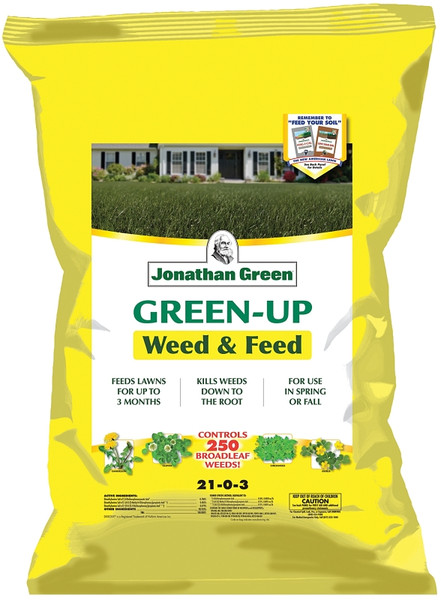 Jonathan Green 12345 Weed and Feed Lawn Fertilizer, 45 lb Bag, Granular, 21-0-3 N-P-K Ratio [SKU: ORG8788432]