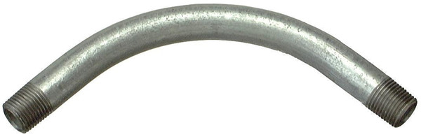Halex 64120 Rigid Elbow, 90 deg Angle, 2 in, Steel, Galvanized [SKU: ORG3730322]