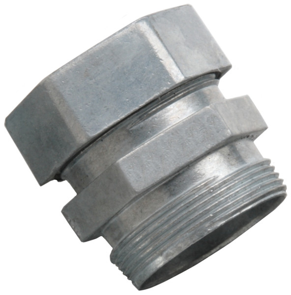 Halex 26351 Rigid Conduit Connector, 1/2 in Compression, 1.17 in OD, Steel [SKU: ORG7015100]