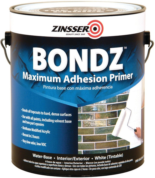 ZINSSER BONDZ 256261 Primer, White, 1 gal [SKU: ORG1775675]